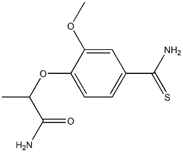 2-(4-carbamothioyl-2-methoxyphenoxy)propanamide