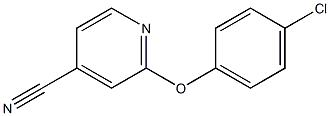  2-(4-chlorophenoxy)isonicotinonitrile