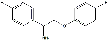 2-(4-fluorophenoxy)-1-(4-fluorophenyl)ethanamine Struktur