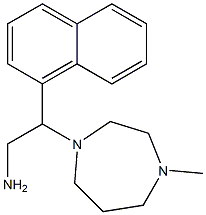 2-(4-methyl-1,4-diazepan-1-yl)-2-(naphthalen-1-yl)ethan-1-amine Structure