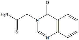2-(4-oxo-3,4-dihydroquinazolin-3-yl)ethanethioamide