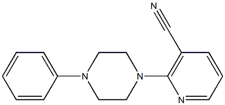 2-(4-phenylpiperazin-1-yl)nicotinonitrile Structure