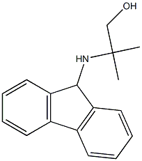 2-(9H-fluoren-9-ylamino)-2-methylpropan-1-ol Structure