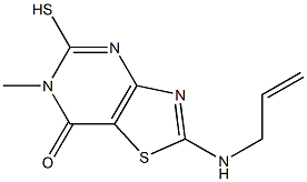 2-(allylamino)-5-mercapto-6-methyl[1,3]thiazolo[4,5-d]pyrimidin-7(6H)-one