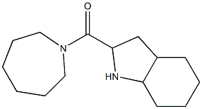 2-(azepan-1-ylcarbonyl)octahydro-1H-indole Structure
