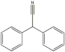2,2-diphenylacetonitrile Structure