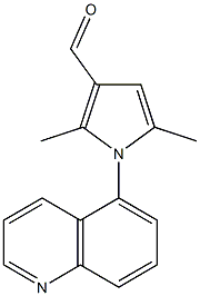 2,5-dimethyl-1-(quinolin-5-yl)-1H-pyrrole-3-carbaldehyde
