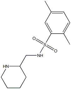 2,5-dimethyl-N-(piperidin-2-ylmethyl)benzene-1-sulfonamide