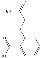 2-[(1-carbamoylethyl)sulfanyl]benzoic acid