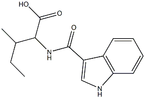 2-[(1H-indol-3-ylcarbonyl)amino]-3-methylpentanoic acid