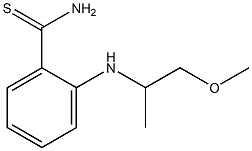 2-[(1-methoxypropan-2-yl)amino]benzene-1-carbothioamide Structure