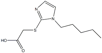 2-[(1-pentyl-1H-imidazol-2-yl)sulfanyl]acetic acid