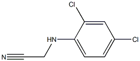 2-[(2,4-dichlorophenyl)amino]acetonitrile Structure