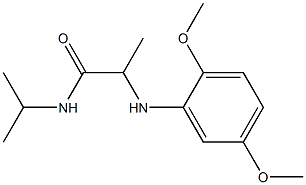 2-[(2,5-dimethoxyphenyl)amino]-N-(propan-2-yl)propanamide