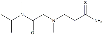 2-[(2-carbamothioylethyl)(methyl)amino]-N-methyl-N-(propan-2-yl)acetamide