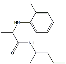 2-[(2-iodophenyl)amino]-N-(pentan-2-yl)propanamide