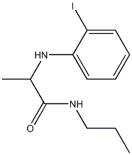 2-[(2-iodophenyl)amino]-N-propylpropanamide|