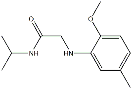 2-[(2-methoxy-5-methylphenyl)amino]-N-(propan-2-yl)acetamide|