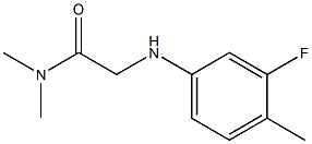 2-[(3-fluoro-4-methylphenyl)amino]-N,N-dimethylacetamide