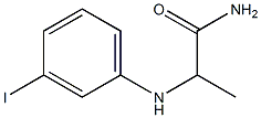 2-[(3-iodophenyl)amino]propanamide Struktur