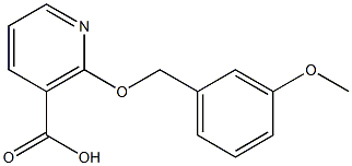 2-[(3-methoxybenzyl)oxy]nicotinic acid