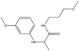 2-[(3-methoxyphenyl)amino]-N-(3-methoxypropyl)propanamide