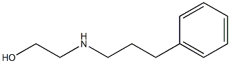 2-[(3-phenylpropyl)amino]ethan-1-ol Structure