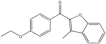  2-[(4-ethoxyphenyl)carbonyl]-3-methyl-1-benzofuran