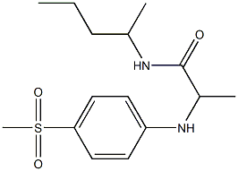 2-[(4-methanesulfonylphenyl)amino]-N-(pentan-2-yl)propanamide