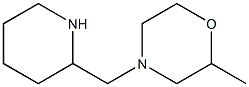 2-methyl-4-(piperidin-2-ylmethyl)morpholine Structure