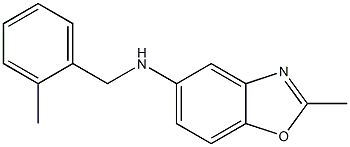 2-methyl-N-[(2-methylphenyl)methyl]-1,3-benzoxazol-5-amine 结构式
