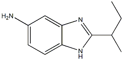 2-sec-butyl-1H-benzimidazol-5-amine Structure