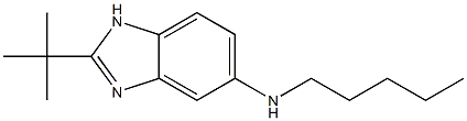 2-tert-butyl-N-pentyl-1H-1,3-benzodiazol-5-amine Struktur