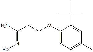 3-(2-tert-butyl-4-methylphenoxy)-N'-hydroxypropanimidamide