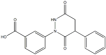 3-(3,6-dioxo-5-phenyltetrahydropyridazin-1(2H)-yl)benzoic acid|