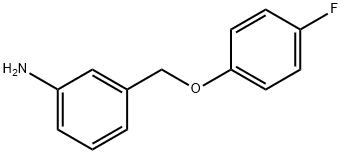 3-(4-fluorophenoxymethyl)aniline Struktur