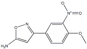 3-(4-methoxy-3-nitrophenyl)-1,2-oxazol-5-amine Structure