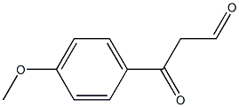 3-(4-methoxyphenyl)-3-oxopropanal Struktur