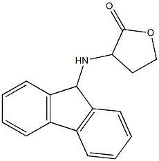 3-(9H-fluoren-9-ylamino)oxolan-2-one 结构式