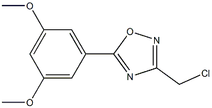 3-(chloromethyl)-5-(3,5-dimethoxyphenyl)-1,2,4-oxadiazole