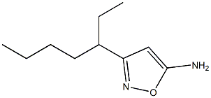 3-(heptan-3-yl)-1,2-oxazol-5-amine 结构式