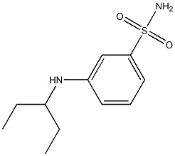3-(pentan-3-ylamino)benzene-1-sulfonamide