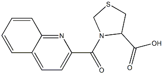 3-(quinolin-2-ylcarbonyl)-1,3-thiazolidine-4-carboxylic acid