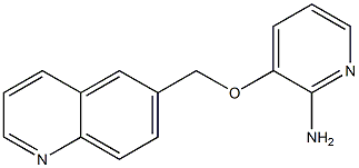 3-(quinolin-6-ylmethoxy)pyridin-2-amine