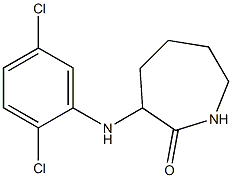 3-[(2,5-dichlorophenyl)amino]azepan-2-one Structure