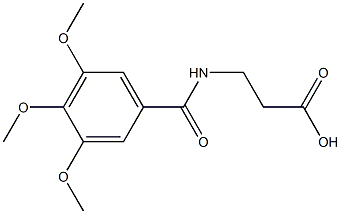 3-[(3,4,5-trimethoxybenzoyl)amino]propanoic acid