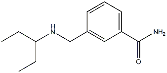 3-[(pentan-3-ylamino)methyl]benzamide