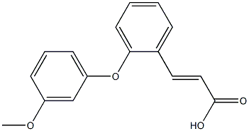 3-[2-(3-methoxyphenoxy)phenyl]prop-2-enoic acid