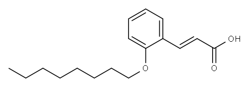 3-[2-(octyloxy)phenyl]prop-2-enoic acid Structure