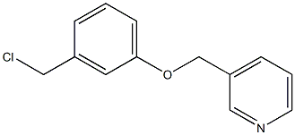 3-[3-(chloromethyl)phenoxymethyl]pyridine Struktur